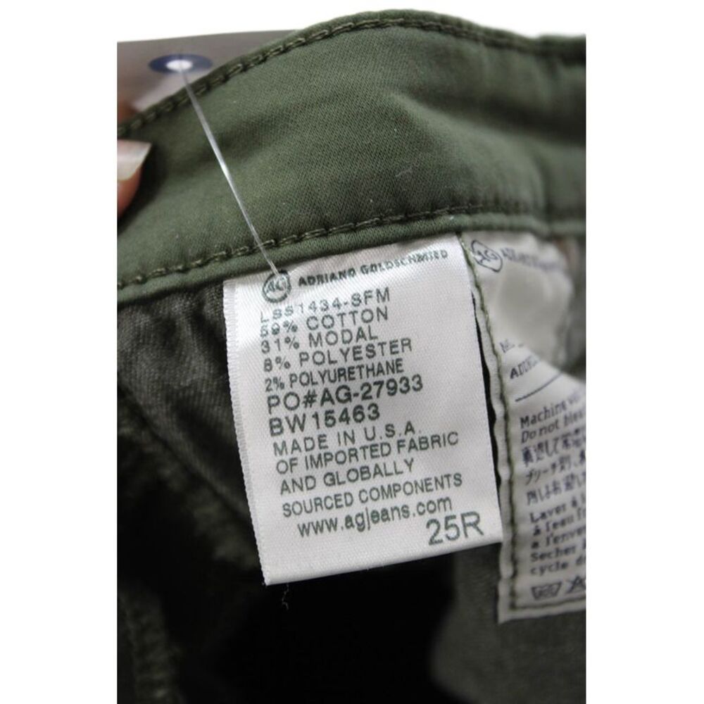 AG Adriano Goldschmied Womens High Rise Green Jegging Jeans Inseam 28 Size 25 - Picture 5 of 6